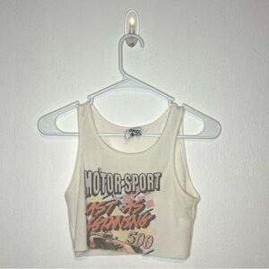 Princess Polly Motorsport Graphic Crop Top